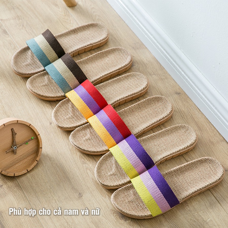 Dép cói Madoca đi trong nhà phong cách Bắc Âu