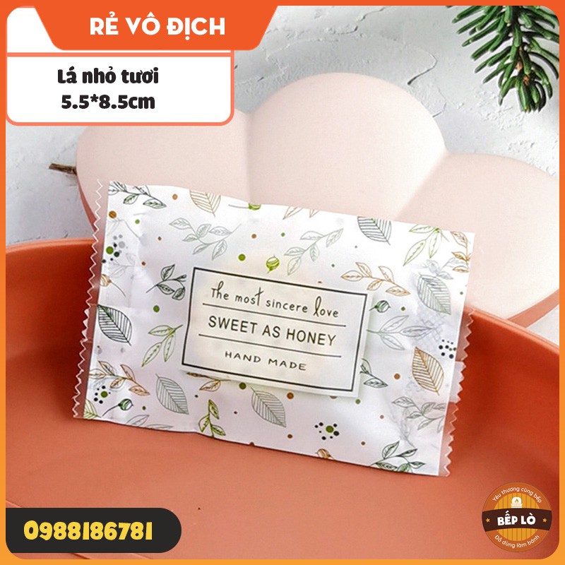 Túi đựng bánh quy Hình Hoạt Hình SIÊU ĐẸP SANG TRỌNG 5.5*8.5cm - set 100 túi