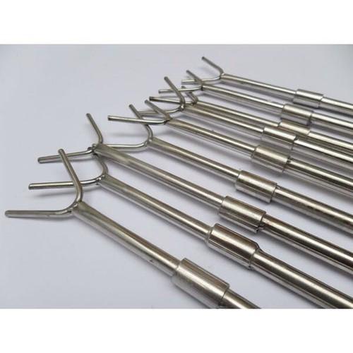 Chống cần câu lanxe - chống chữ Y , chất liệu inox xịn thu gọn 80cm