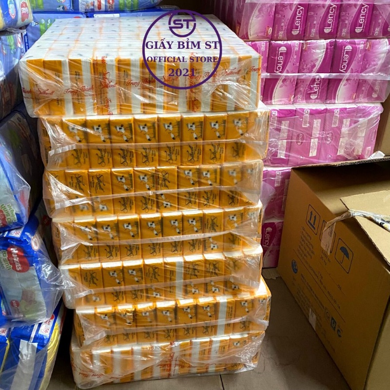 2 gói Giấy ăn Silkwell sếu 100 tờ 3 lớp gói nhỏ bỏ túi, không tẩy trắng hàng chính hãng