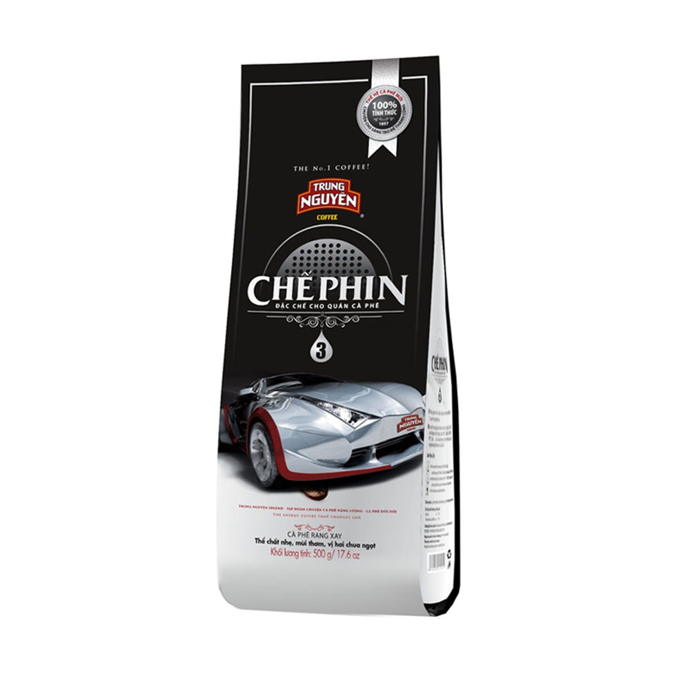 Cà phê Chế phin 3 - Trung Nguyên Legend - Bịch 500gr