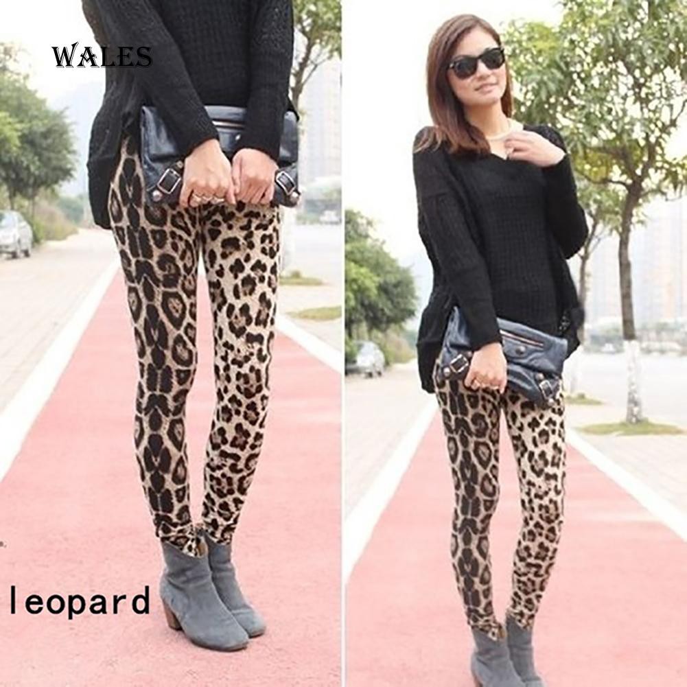 Quần Legging Họa Tiết Da Báo Thời Trang Quyến Rũ Cho Nữ | BigBuy360 - bigbuy360.vn