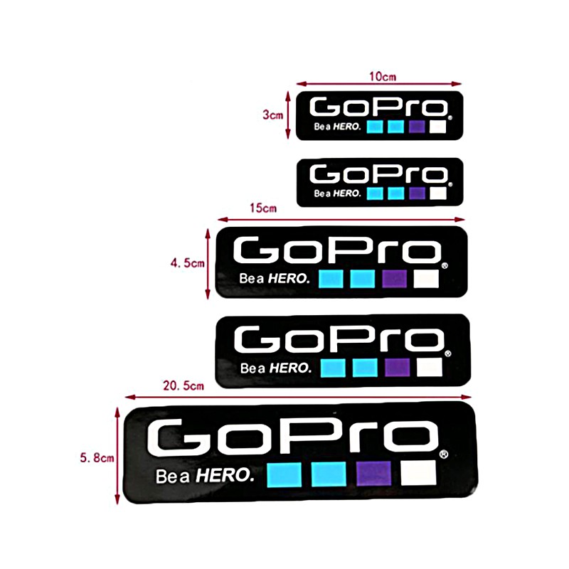 Tem decal Logo Gopro