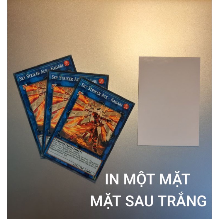 BÀI IN YUGIOH 2 MẶT THEO YÊU CẦU GIÁ RẺ