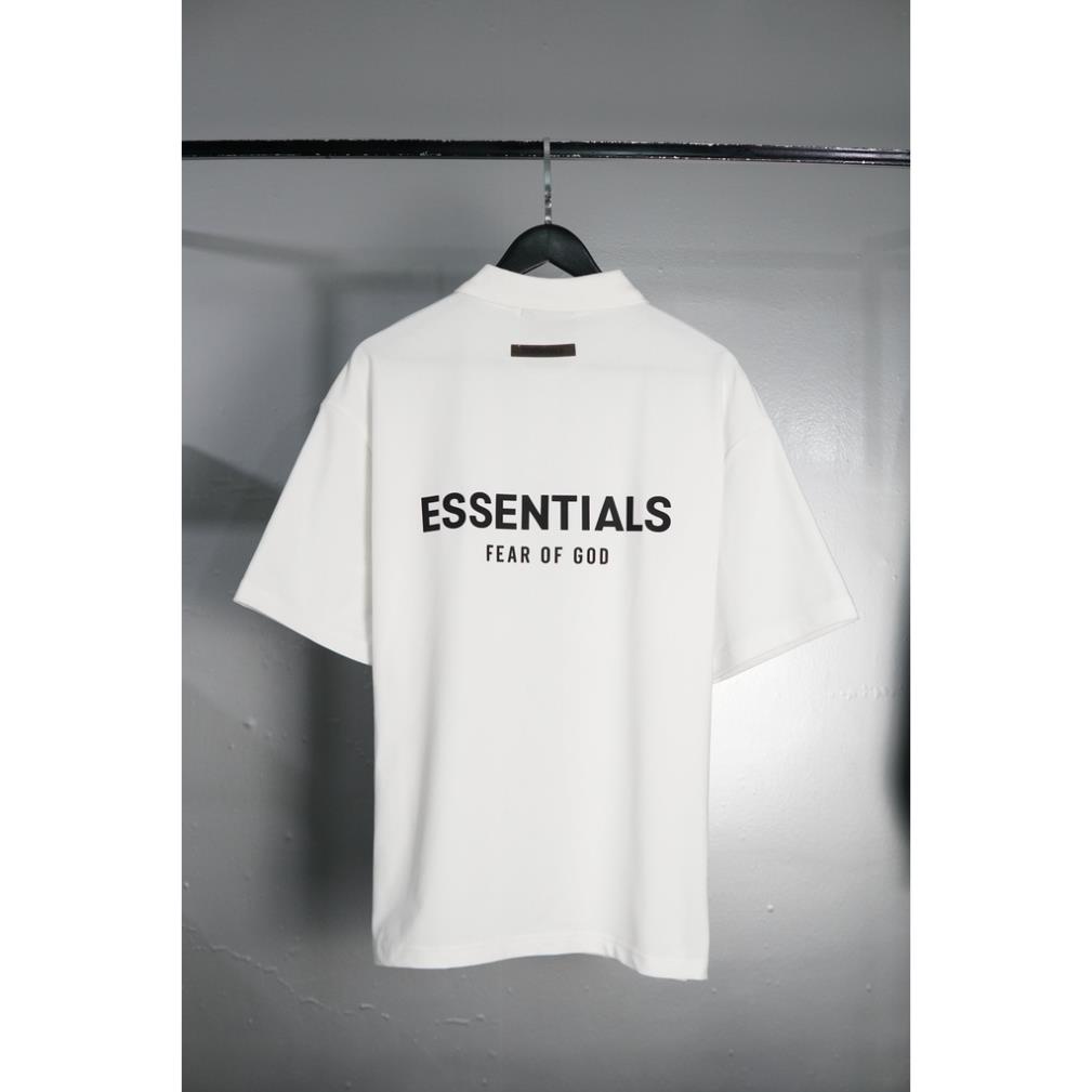 Áo thun POLO ESSENTIALS F.O.G Nam Nữ Cổ Bẻ - Vải Cá Sấu Cotton Trẻ Trung THE LAZ