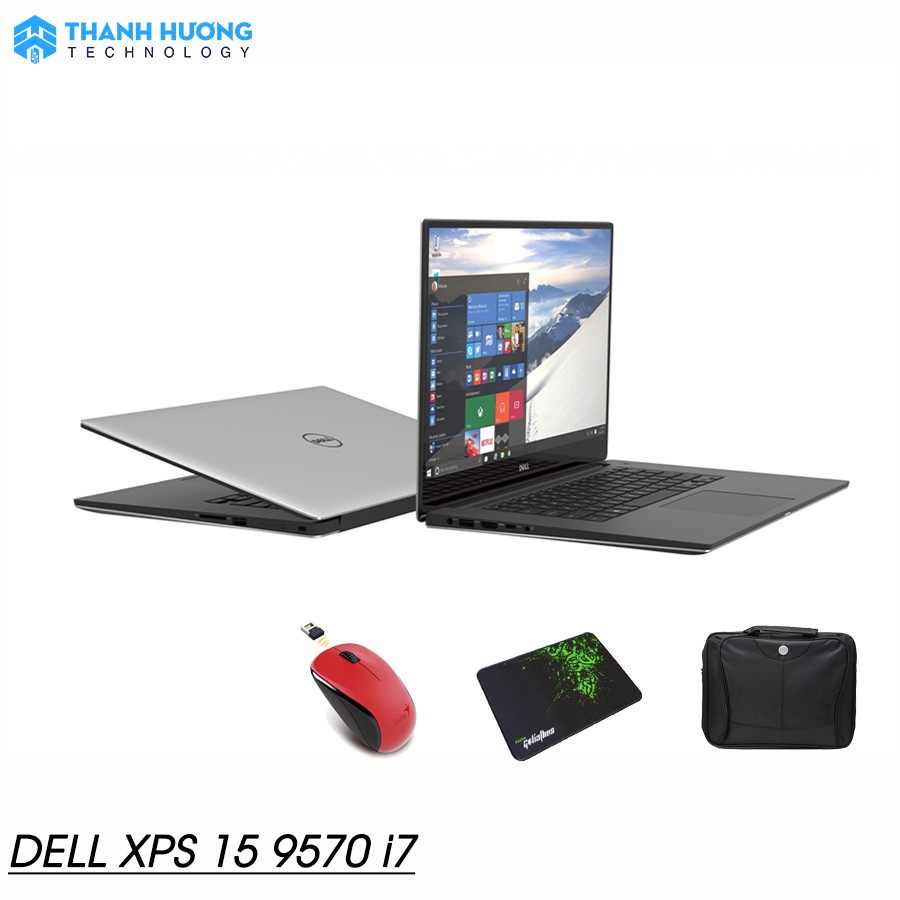 DELL XPS 15 9570 Core i7-8750H VGA NVIDIA GeForce GTX 1050Ti with 4GB GDDR5 màn 15,6 inch full HD cảm ứng