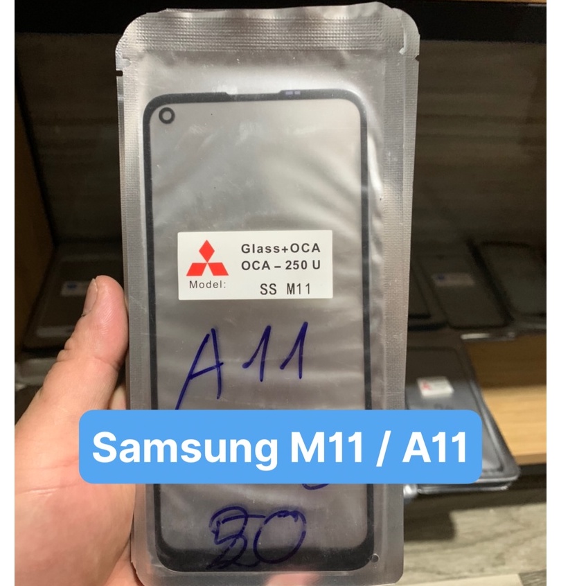 Kính ép màn hình liền keo Samsung M11 / A11