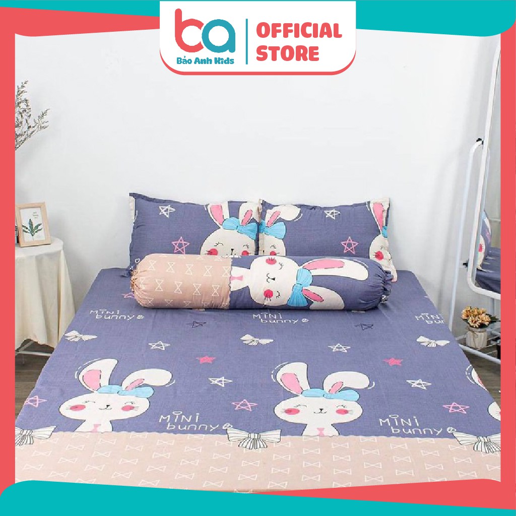 BỘ DRAP GIƯỜNG 4 MÓN COTTON CHẤT LƯỢNG