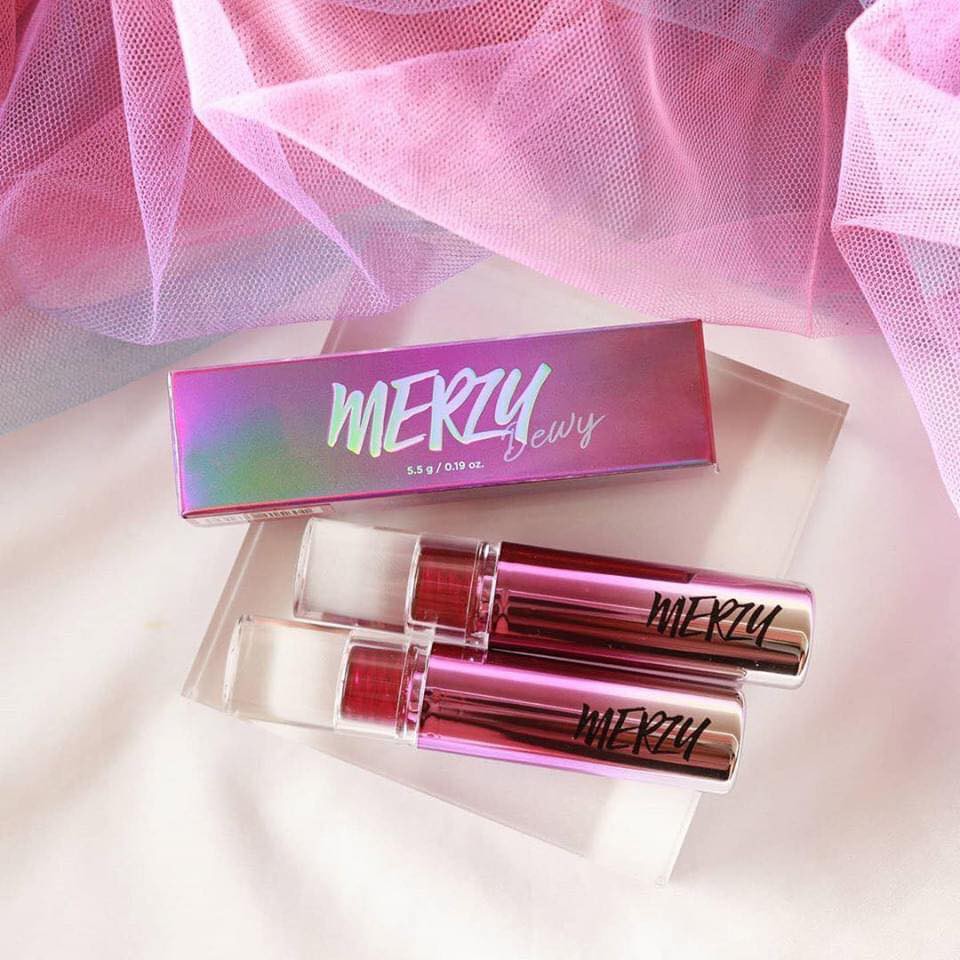 Son Tint Bóng Siêu Lì, Cho Đôi Môi Căng Mọng Merzy Aurora Dewy Tint 5.5g [ Order ] | BigBuy360 - bigbuy360.vn