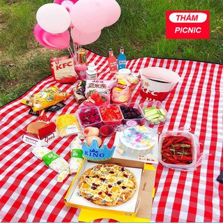 THẢM CẮM TRẠI, thảm picnic du lịch, dã ngoại, thảm chụp ảnh, nhiều mẫu, nhiều màu - LB2506211