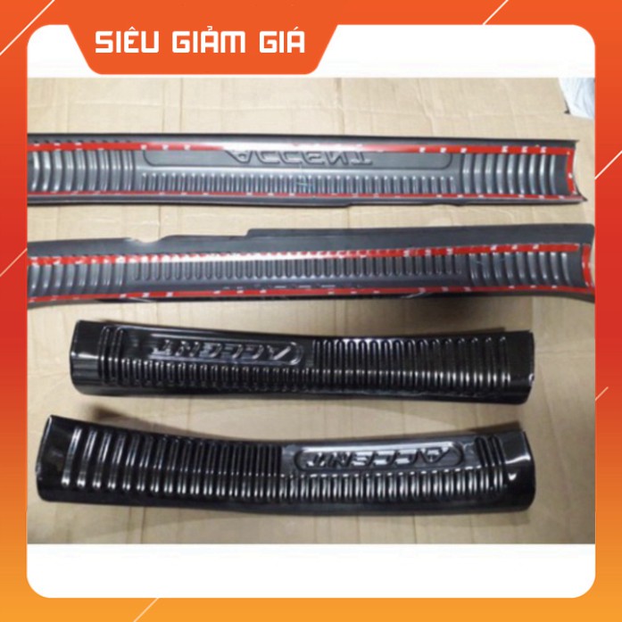 Sản Phẩm ỐP BẬC TRONG NGOÀI TITAN HUYNDAI ACCENT 2018 - 2020-2021 Hàng Cao Cấp