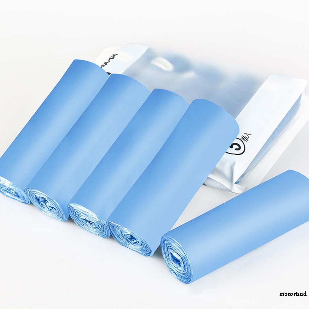 5 Cuộn Túi Đựng Rác Màu Đen/Xanh/Vàng/Hồng/Tím Cho Cắm Trại