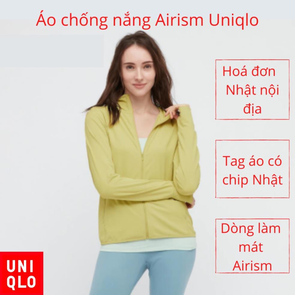 Áo chống nắng Uniqlo Nhật dòng làm mát UV Airism 2021