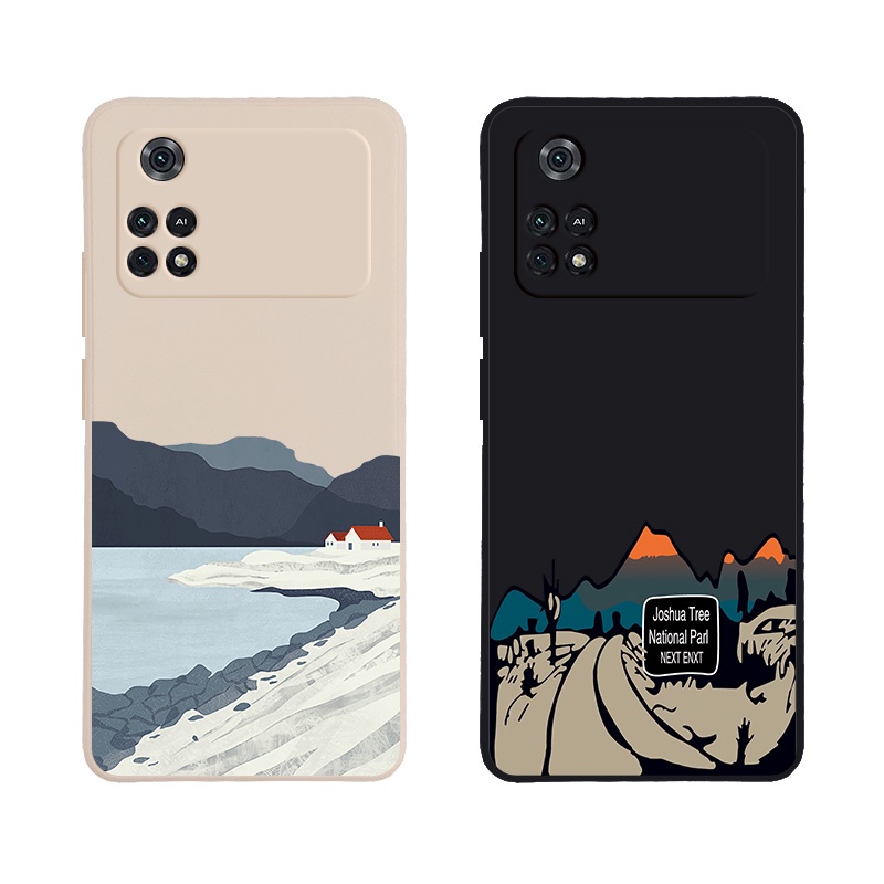 Ốp Điện Thoại Mềm Bảo Vệ Camera Cho Xiaomi Poco M4 Pro 4G Poco X4 Pro 5G B001