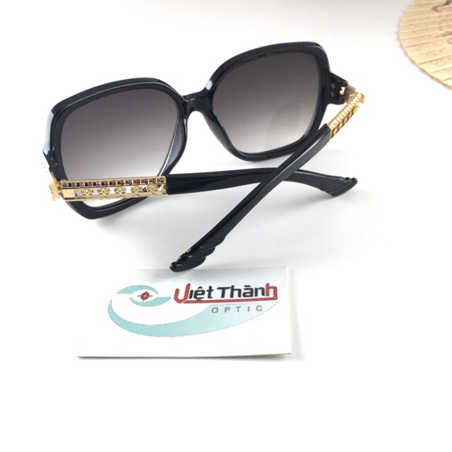 Kính chống Uv400 vuông điểm vàng
