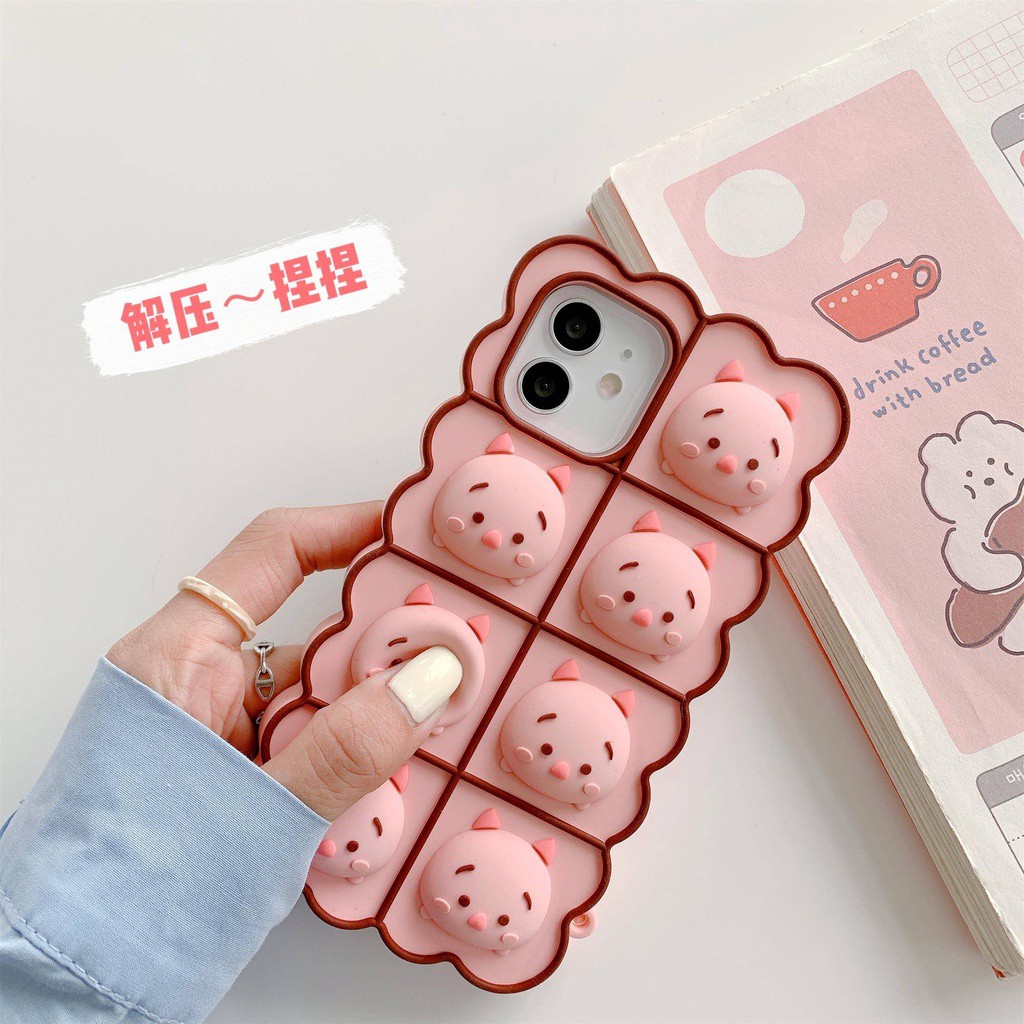 Ốp Điện Thoại Silicon Chống Sốc Kiểu Hoạt Hình Dễ Thương Cho Iphone 11 12 13 Pro Max X Xs Xr 6 6s 7 8 Plus | BigBuy360 - bigbuy360.vn