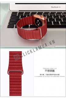 Dây leather loop Coteetci cho Apple Watch