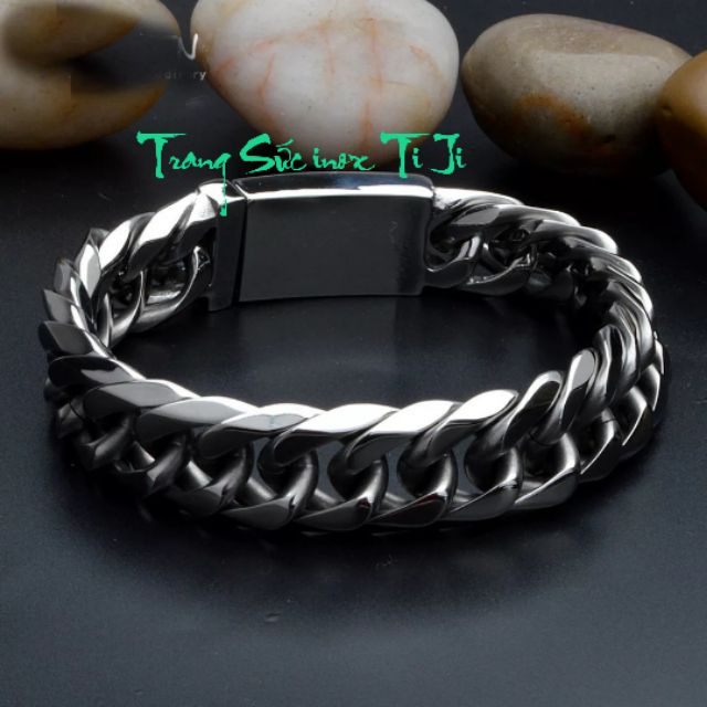 Lắc tay nam kiểu lặc đôi 14mm 16mm