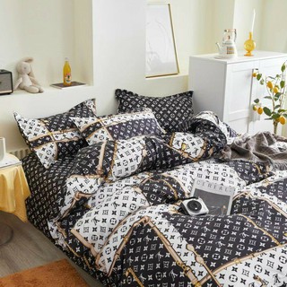 Bộ Chăn Ga Gối Cotton Poly L.V Mới