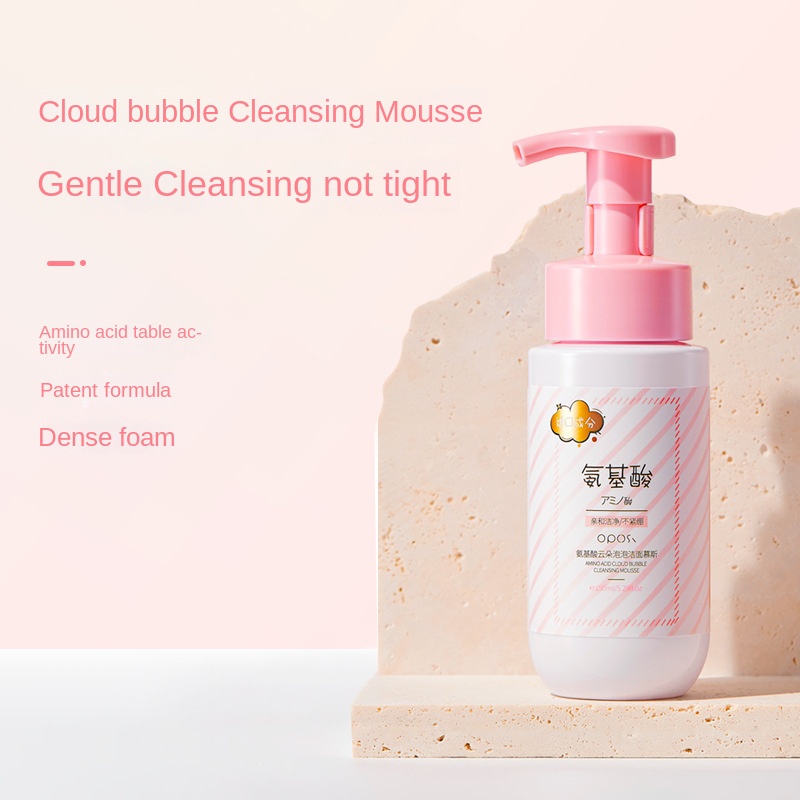 Sữa Rửa Mặt Tạo Bọt Amino acid Dưỡng Ẩm Tẩy Tế Bào Chết Làm Sạch Da Nhạy Cảm TTB303