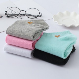 Set 5 đôi tất ngắn cổ hình tim-tg13, vớ