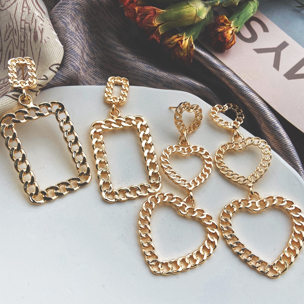 Khuyên Tai Nữ Thời Trang Dáng Dài Tạo Hình Độc Đáo