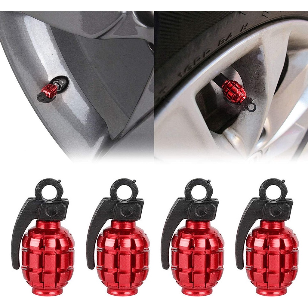 Bộ 4 Nắp Van Bánh Xe Chống Bụi Chống Rò Rỉ Dễ Sử Dụng Cho Mọi Loại Xe SUVs / Xe Đạp / Xe Máy