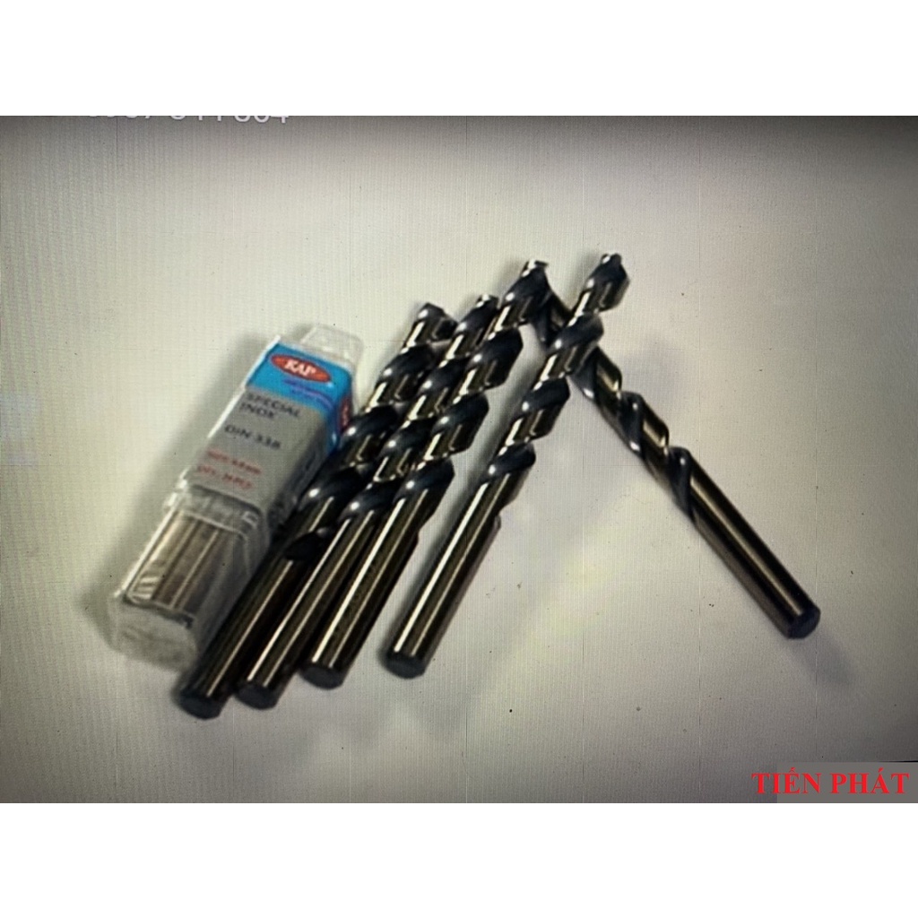 Mũi khoan Inox, mũi khoan kim loại KAP đủ size từ 6mm đến 12mm
