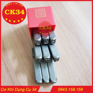 Bộ đóng số, đục số 10mm - xuôi hãng yc top chính hãng