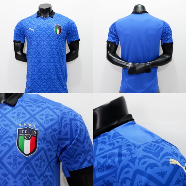 Áo Thun Bóng Đá Đội Tuyển Ý 2021 Italia 20 21 Đội Tuyển World Cup