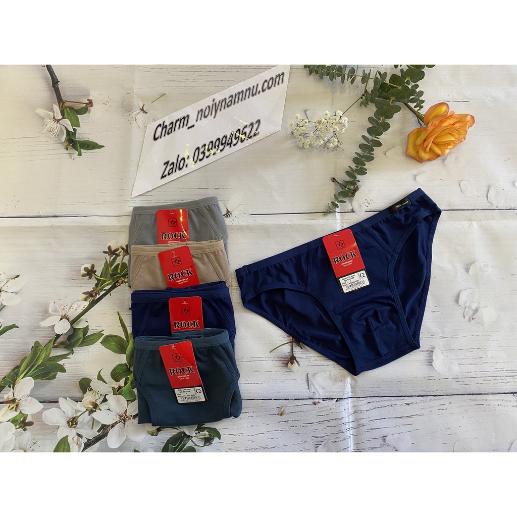 Quần lót nam rock QA1026 100% COTTON lưng bản nhỏ