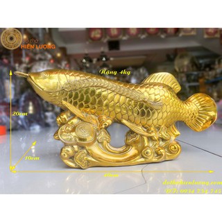 Tượng Cá Chép Hóa Vượt Sóng Hóa Rồng Bằng Đồng Thau Phong Thủy Trí Tuệ Phát Huy Học Vấn