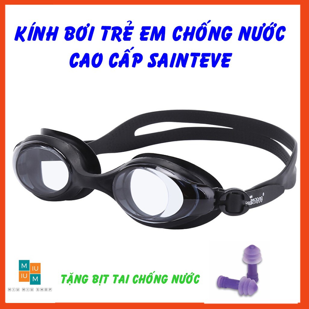 Kính Bơi Trẻ Em Hàng Xịn Đẹp Có Hộp Và Bịt Tai