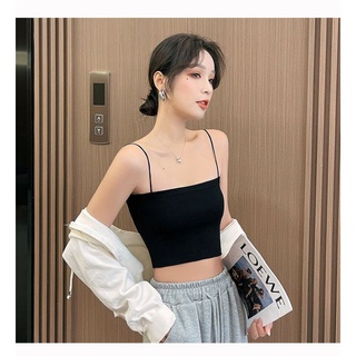 áo 2 dây sợ bún chất thun con giãn trắng,đen