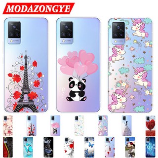 Ốp điện thoại VIVO V21 Ốp điện thoại silicon hoạt hình dễ thương VIVO V21 VIVOV21 Ốp điện thoại TPU mềm