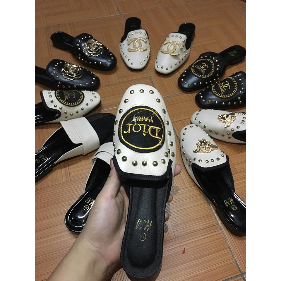 [HÀNG CÓ SẴN]  Sục mũi vuông dáng vintage - MÃ 6