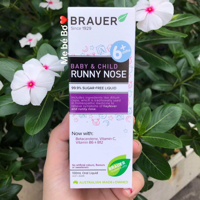 Siro Brauer Runny Nose sổ mũi