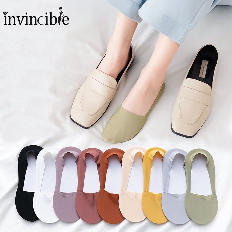 Vớ Lụa Silicone Chống Trượt Siêu Mỏng Thời Trang Mùa Hè Dành Cho Nữ