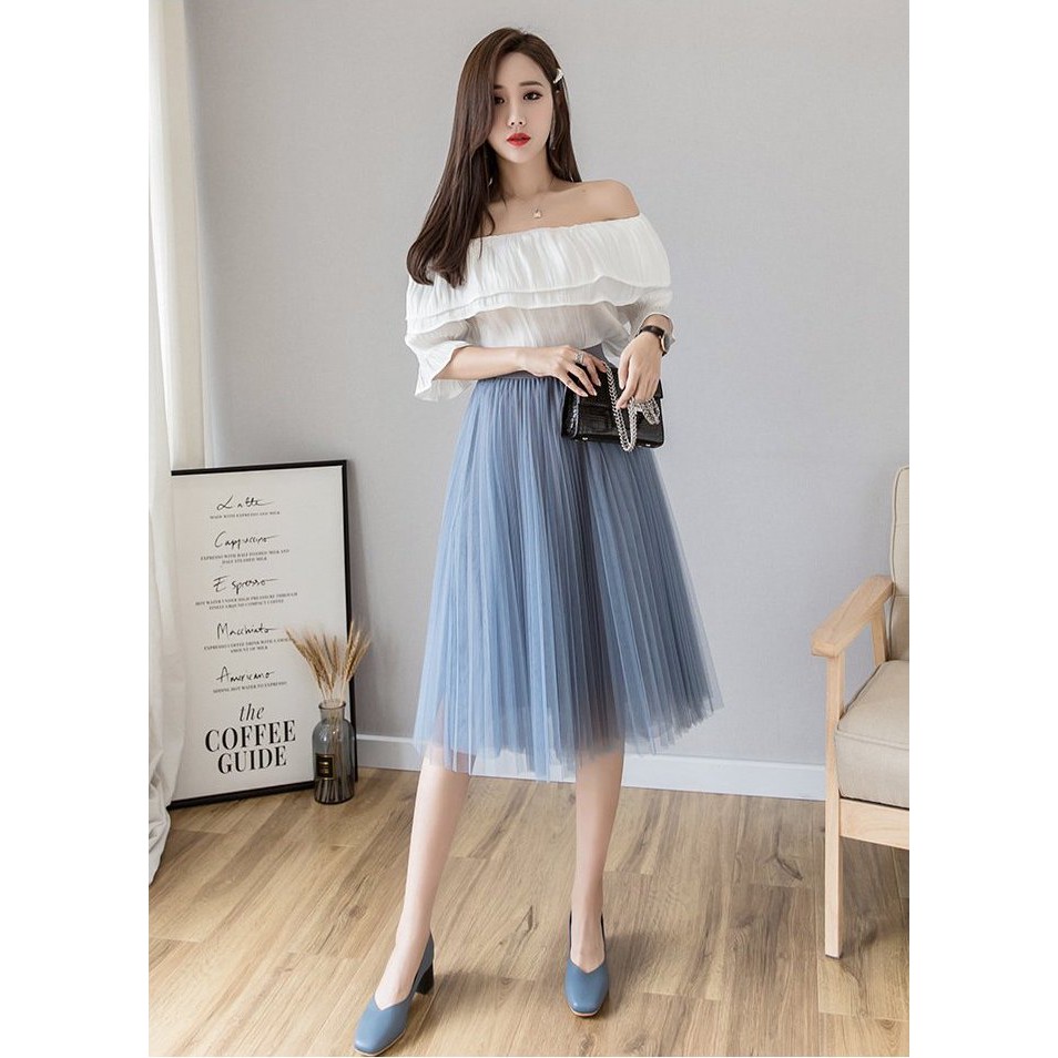 [Jamela Store] Chân váy xếp ly midi | BigBuy360 - bigbuy360.vn