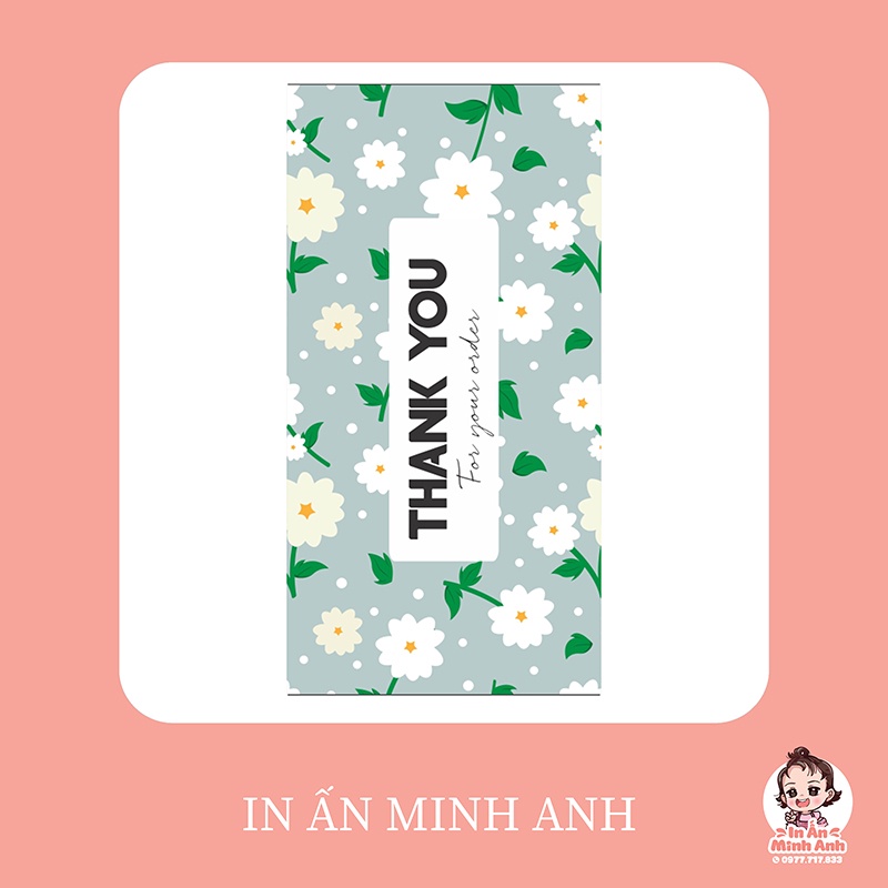 Tem dán niêm phong, tem dán túi giấy, sticker có keo dán sẵn, nhãn dán niêm phong hộp carton kích thước 6x3 cm DCDN04