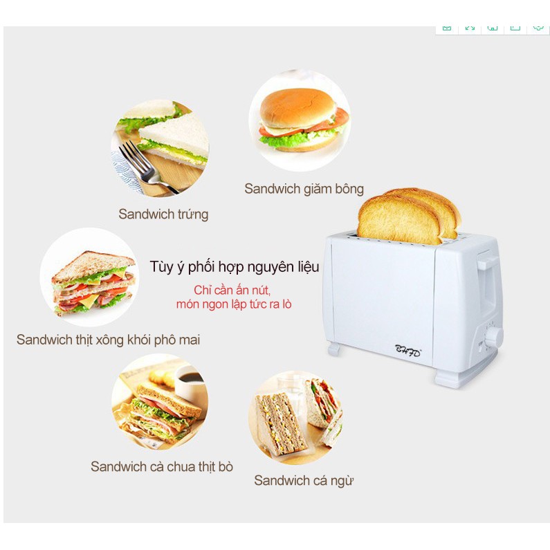 Nướng bánh mì thế này mới giàu dinh dưỡng nhất! 2 SLICE TOASTER