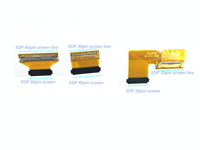 Mới Dây Cáp Kết Nối Màn Hình laptop led edp hq 0.4 0.5 30pin Sang 40pin 40 Sang 30 pin