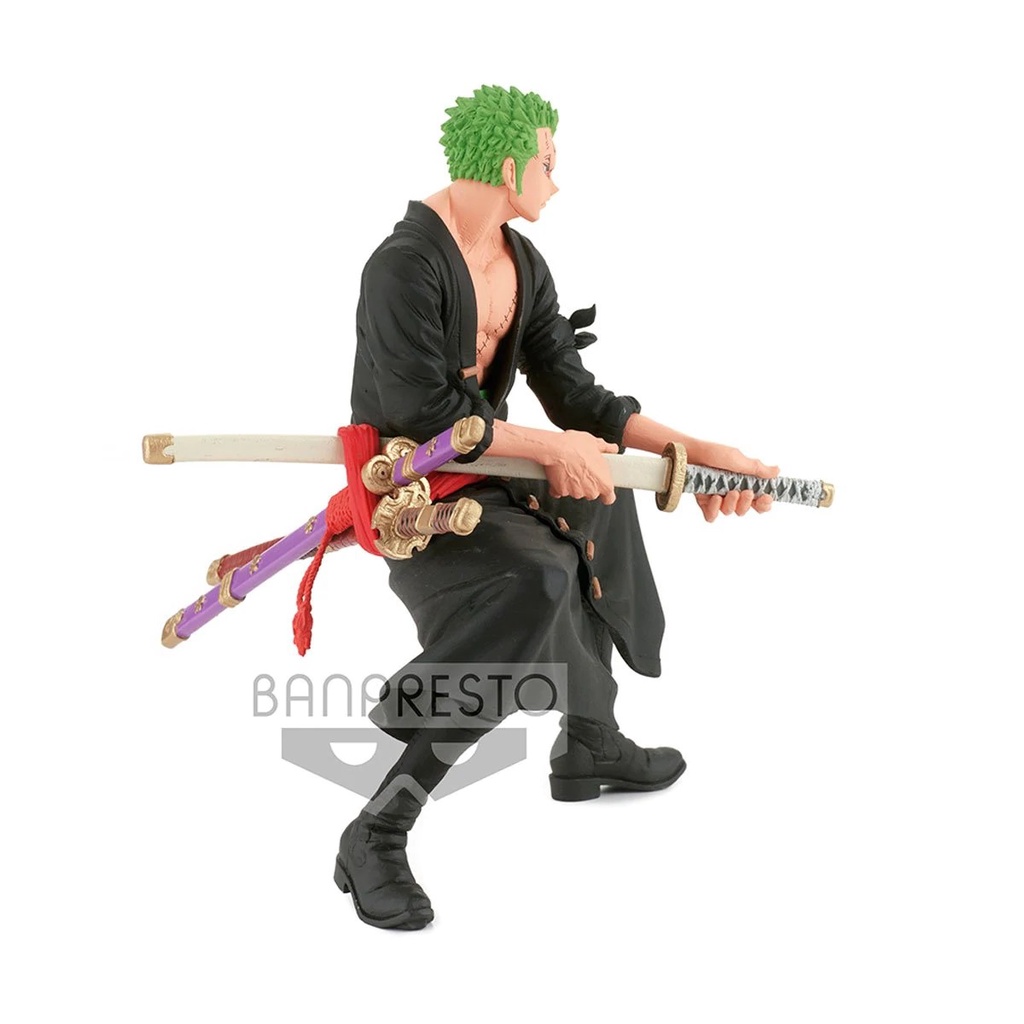 Mô hình One Piece chính hãng - Roronoa Zoro -  King Of Artist  - Wanokuni II