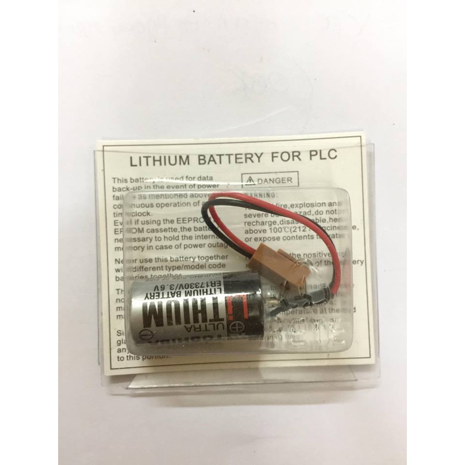 PIN OMRON CPM2A-BAT01 LITHIUM 3.6V SIZE 1/2AA CHÍNH HÃNG MADE IN JAPAN