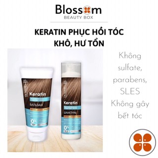 Dầu gội xả KERATIN dr. sante phục hồi tóc
