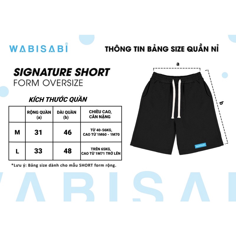Quần Short Wabisabi -WSQ1
