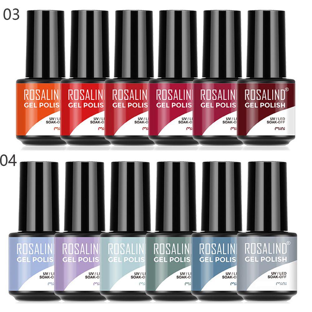 Set 6 Lọ Gel Sơn Móng Tay Màu Sắc Sặc Sỡ