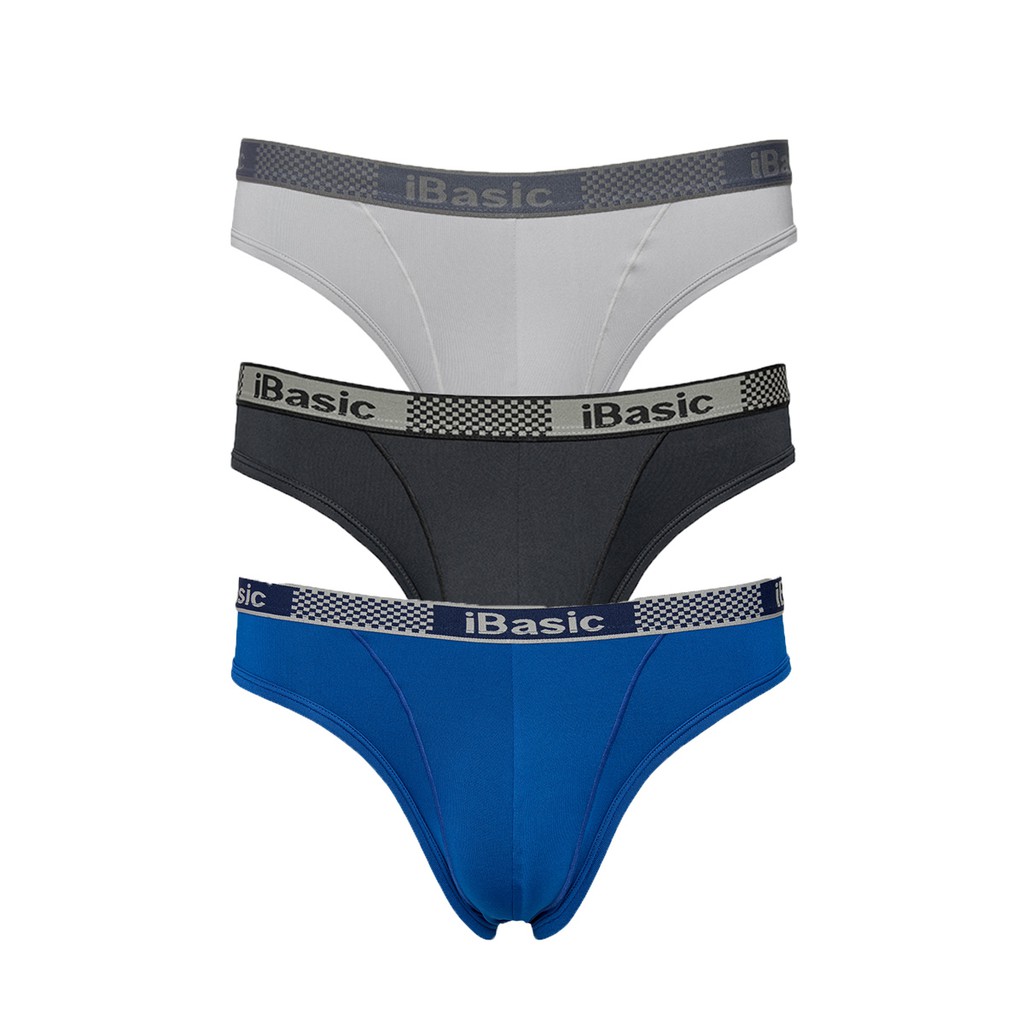 Combo 3 quần lót nam tam giác thun lạnh iBasic PANM066