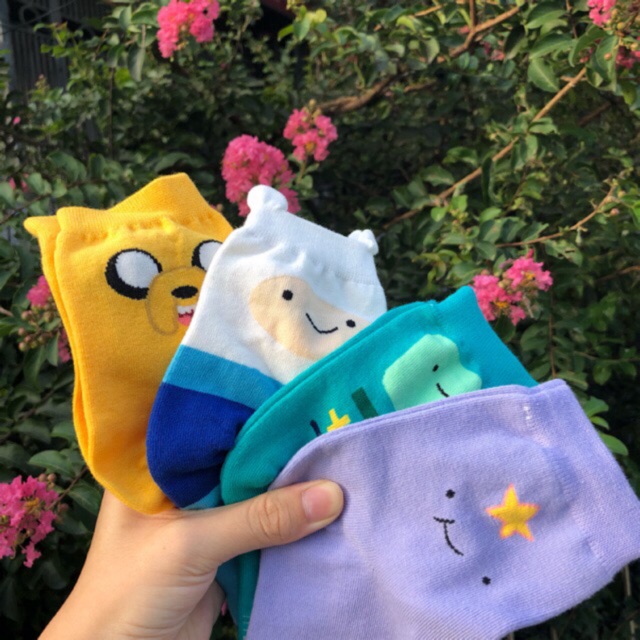 Tất/vớ Adventure Time và We Bare Bears nhập Hàn (ảnh thật)