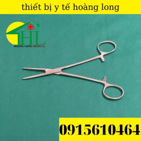 Panh Y Tế, Panh Gắp Phẫu Thuật, Pen Kẹp Y Tế, Panh Thẳng Không Mấu 14cm - Hàng Pakistan